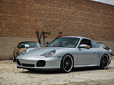 Silver Porsche 911 Carrera 4S