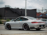 Silver Carrera 4S at Checkeditout Chicago