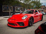 Red Porsche 911 GT3