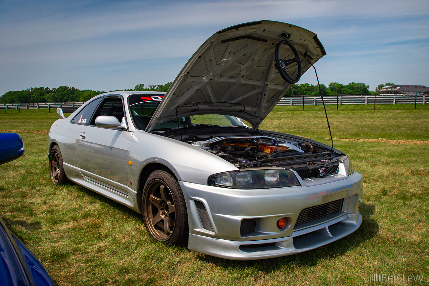 Silver R33 Skyline GT-R at the Chicago Auto Pros Car Show