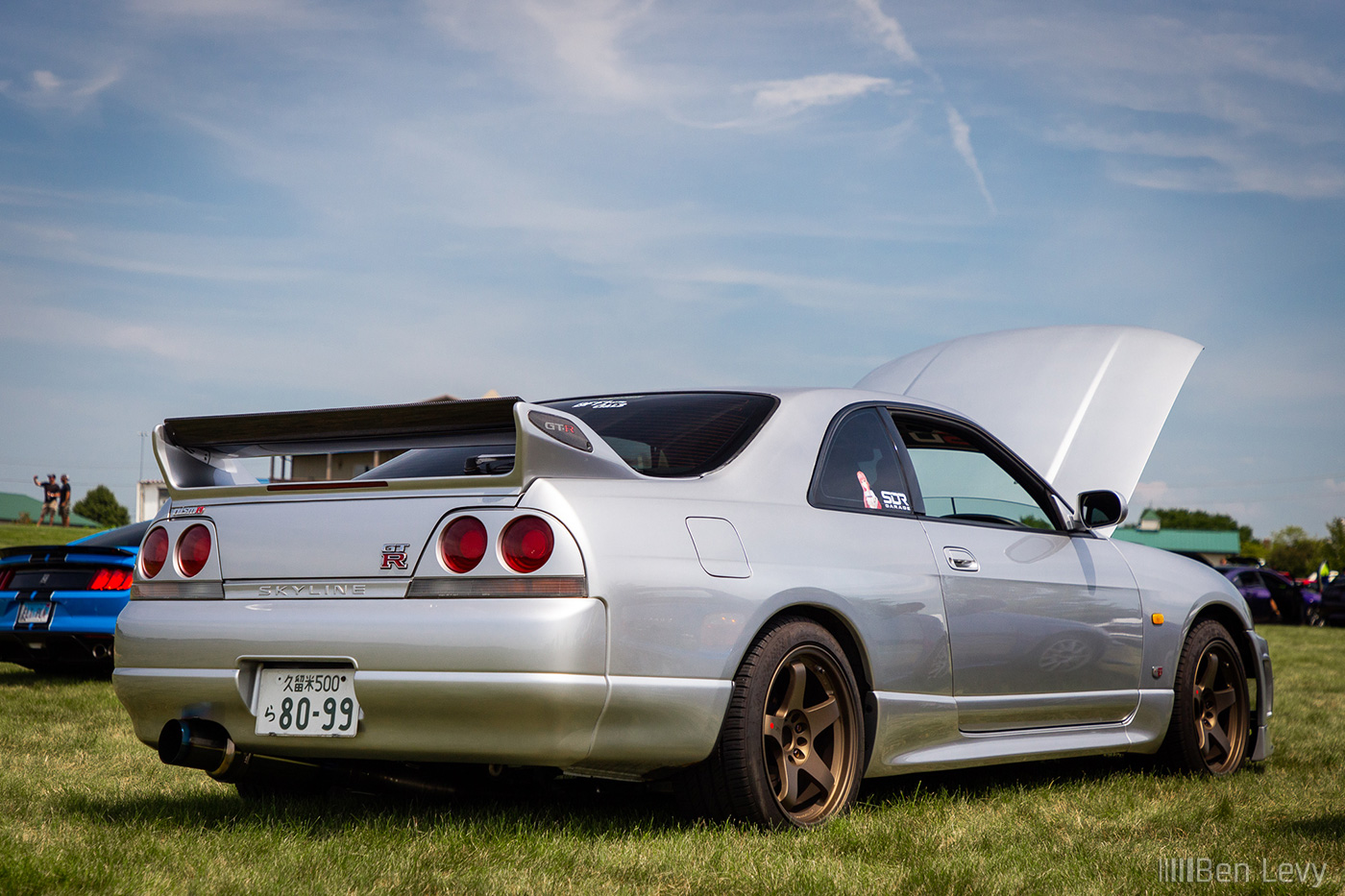 Rear Quarter of Silver R33 Skyline GT-R