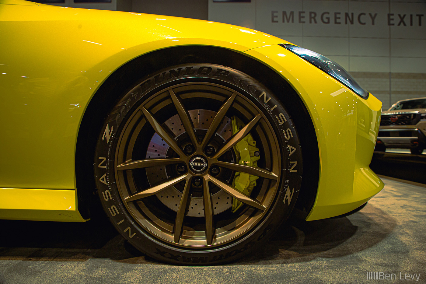 Front Wheel of the Nissan Z Proto