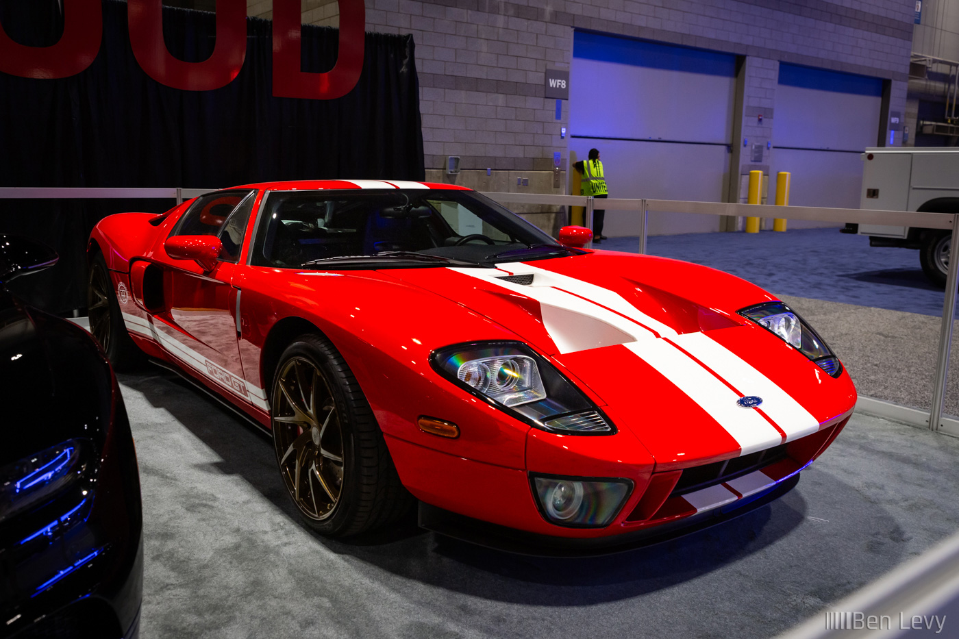 Red Ford GT at The Hamilton Collection Display at the Chicago Auto Show