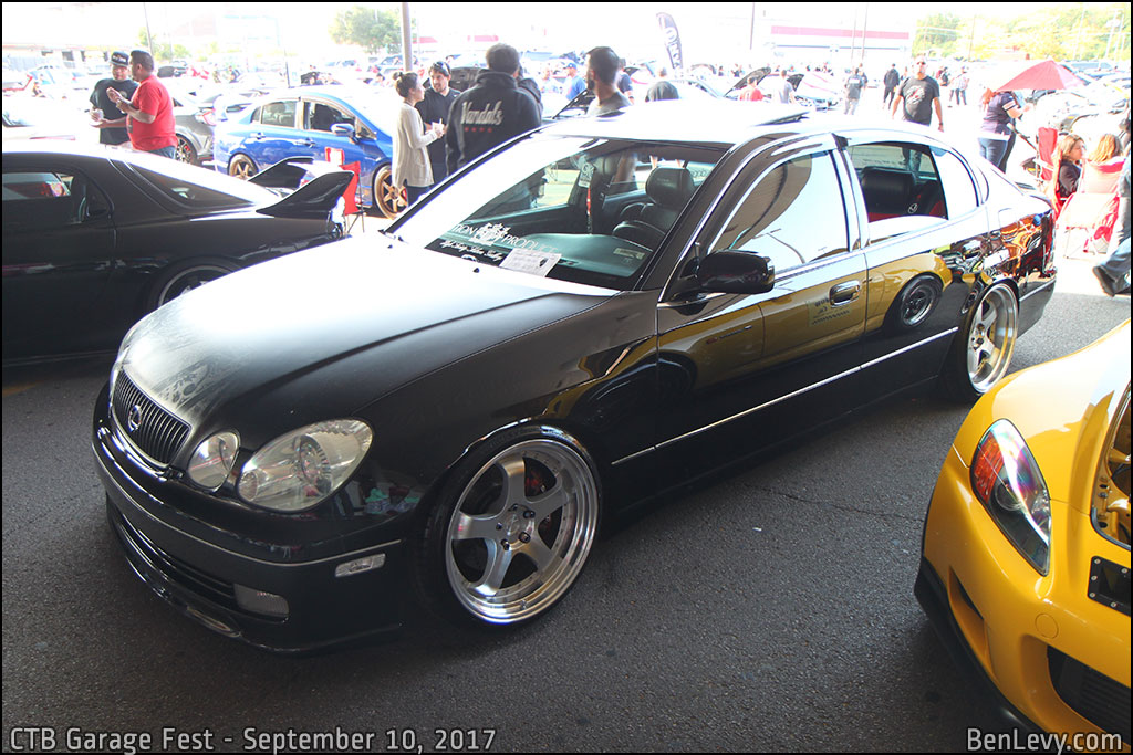 Black Lexus GS300 at CTB Garage Car Show