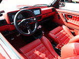 Custom interior in Mk3 GTI