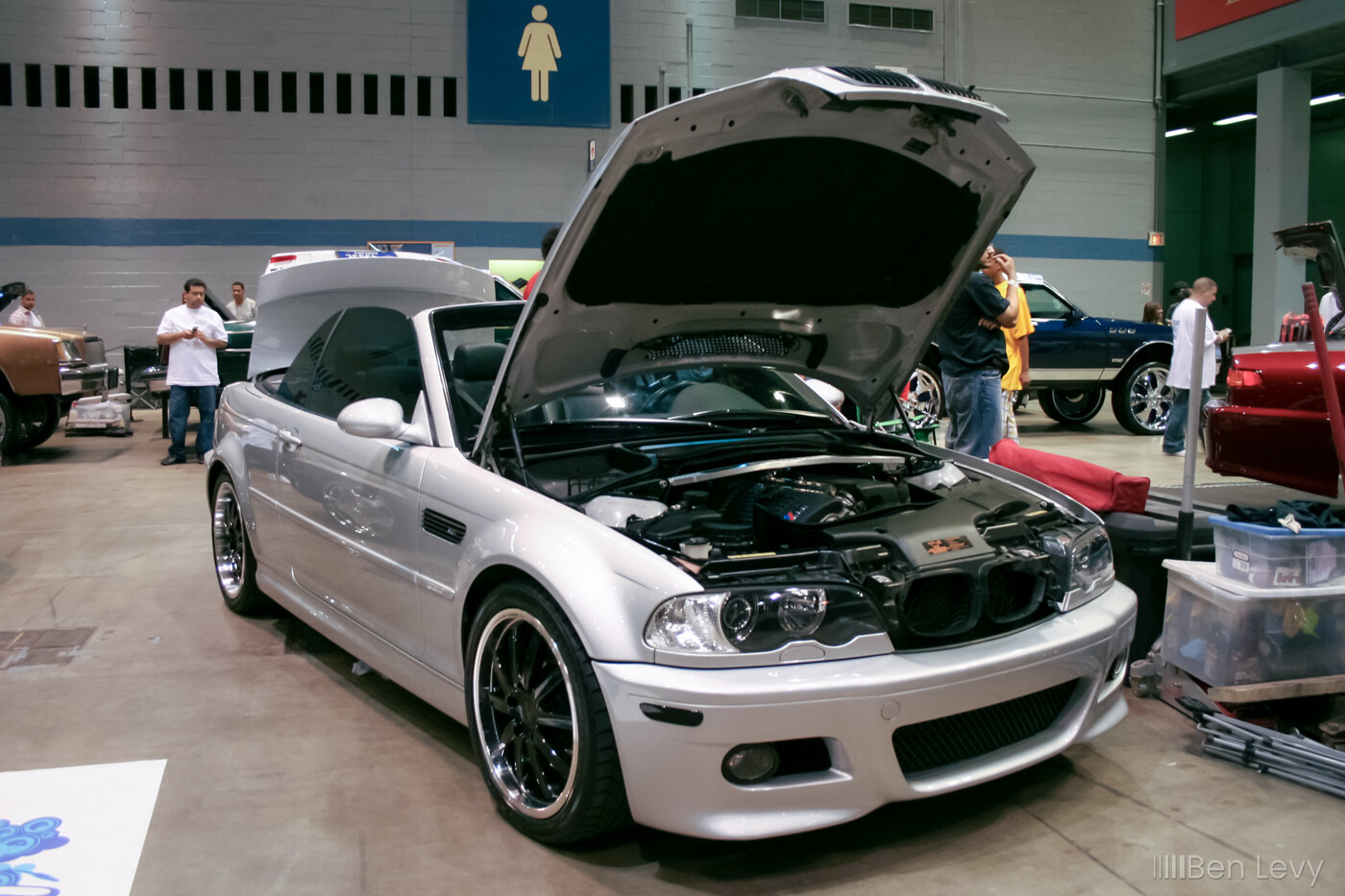 Silver E46 BMW M3 Convertible
