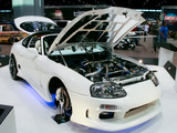 White Toyota Supra from the Rollerz Only car club
