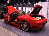Red Porsche Boxster