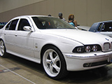 White BMW 5-series