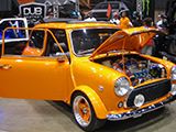 Orange Mini Cooper