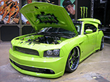 Lime Green Dodge Charger