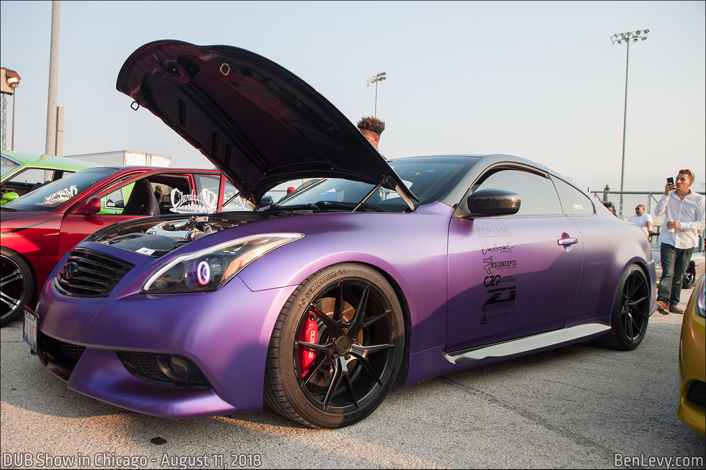 Purple Infiniti G37 IPL