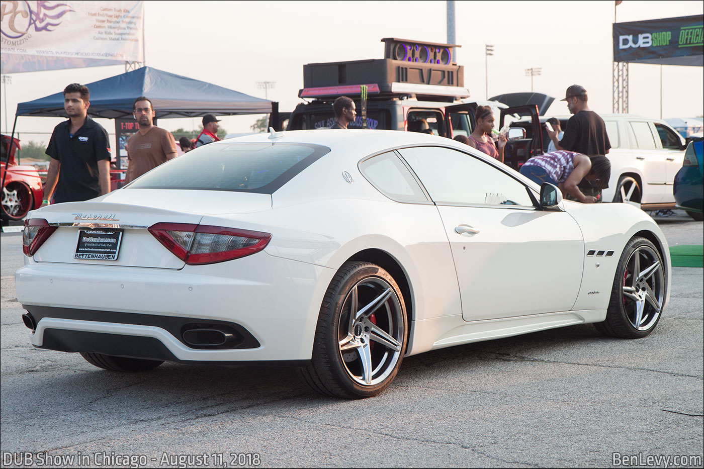 White Maserati GranTurismo