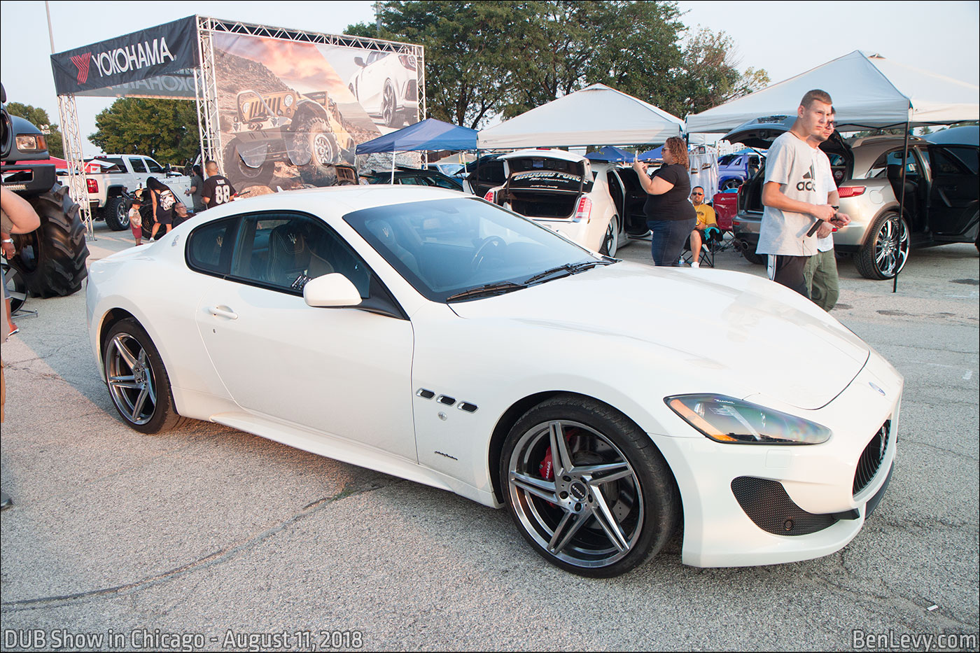 White Maserati GranTurismo