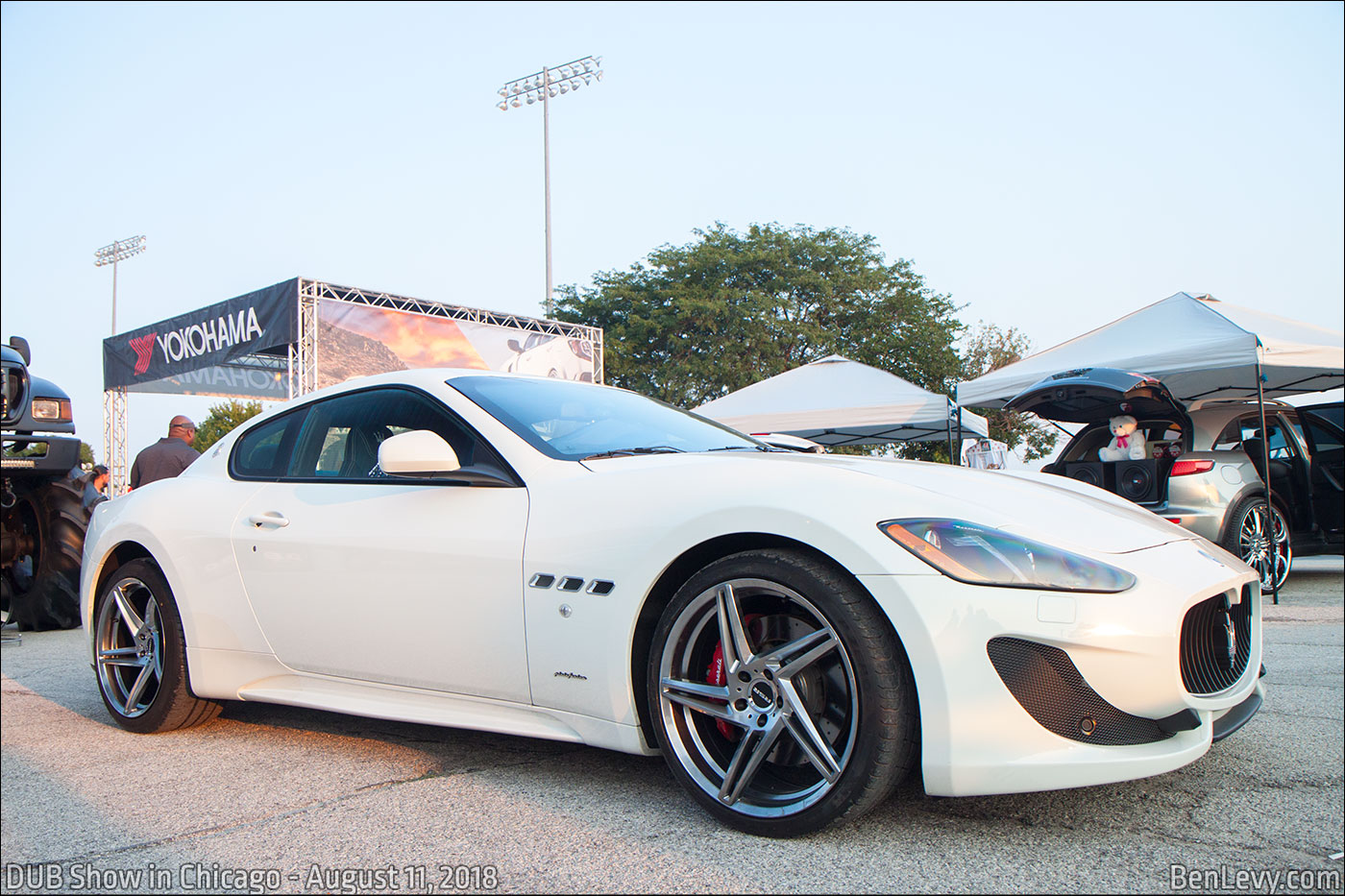 White Maserati GranTurismo