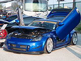 Blue Nissan 350Z from Team IC