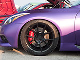 Purple Infiniti G37 IPL with V99 AXIS wheels