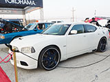 White Dodge Charger from Xplizit Car Club