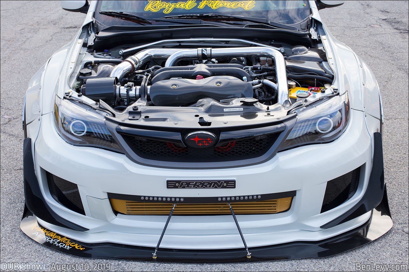 Highly modified WRX engine