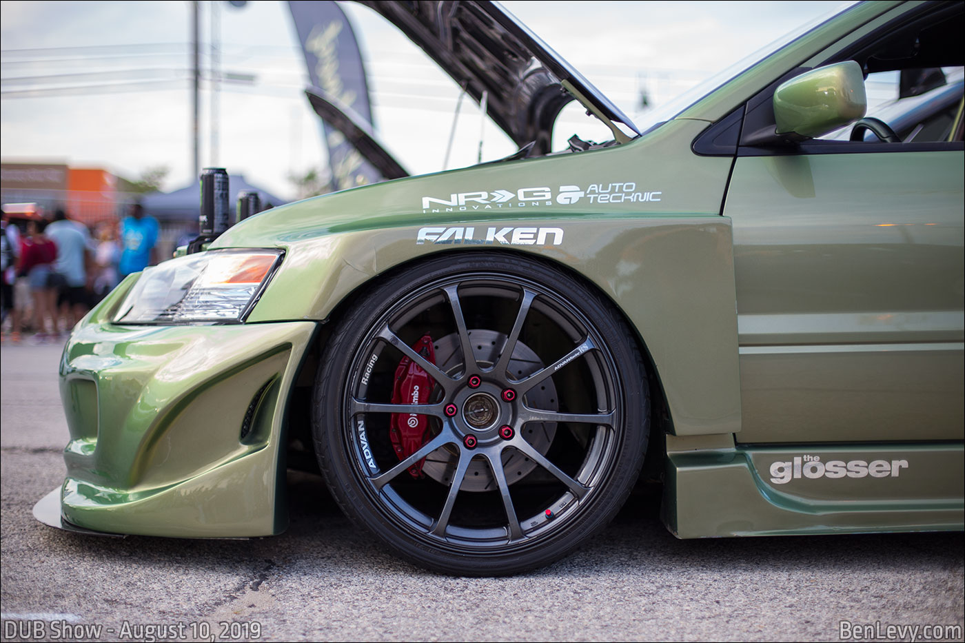 Advan Racing RS on Lancer Evolution