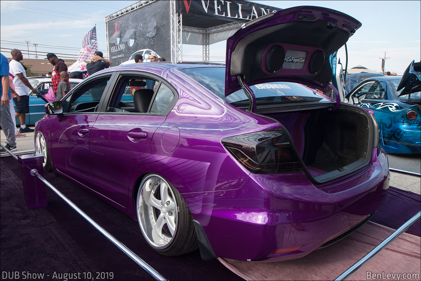 Purple Honda Civic