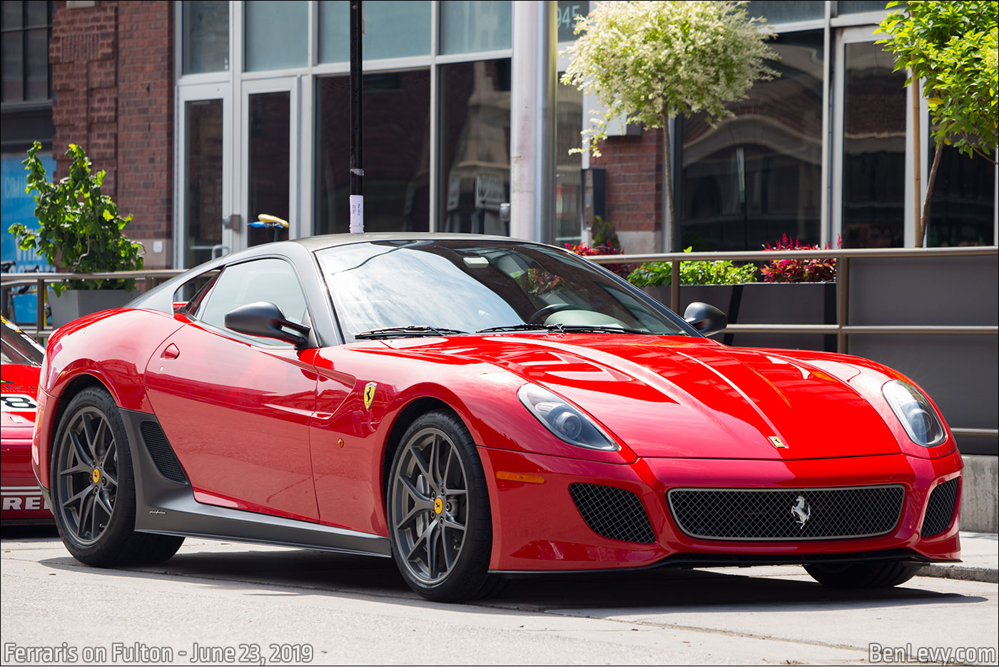 Red Ferrari 599 GTO