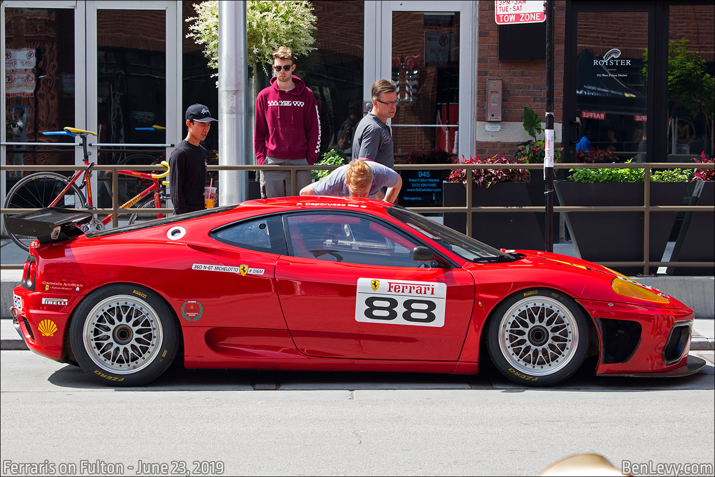 Side view of Ferrari 360 N-GT - BenLevy.com