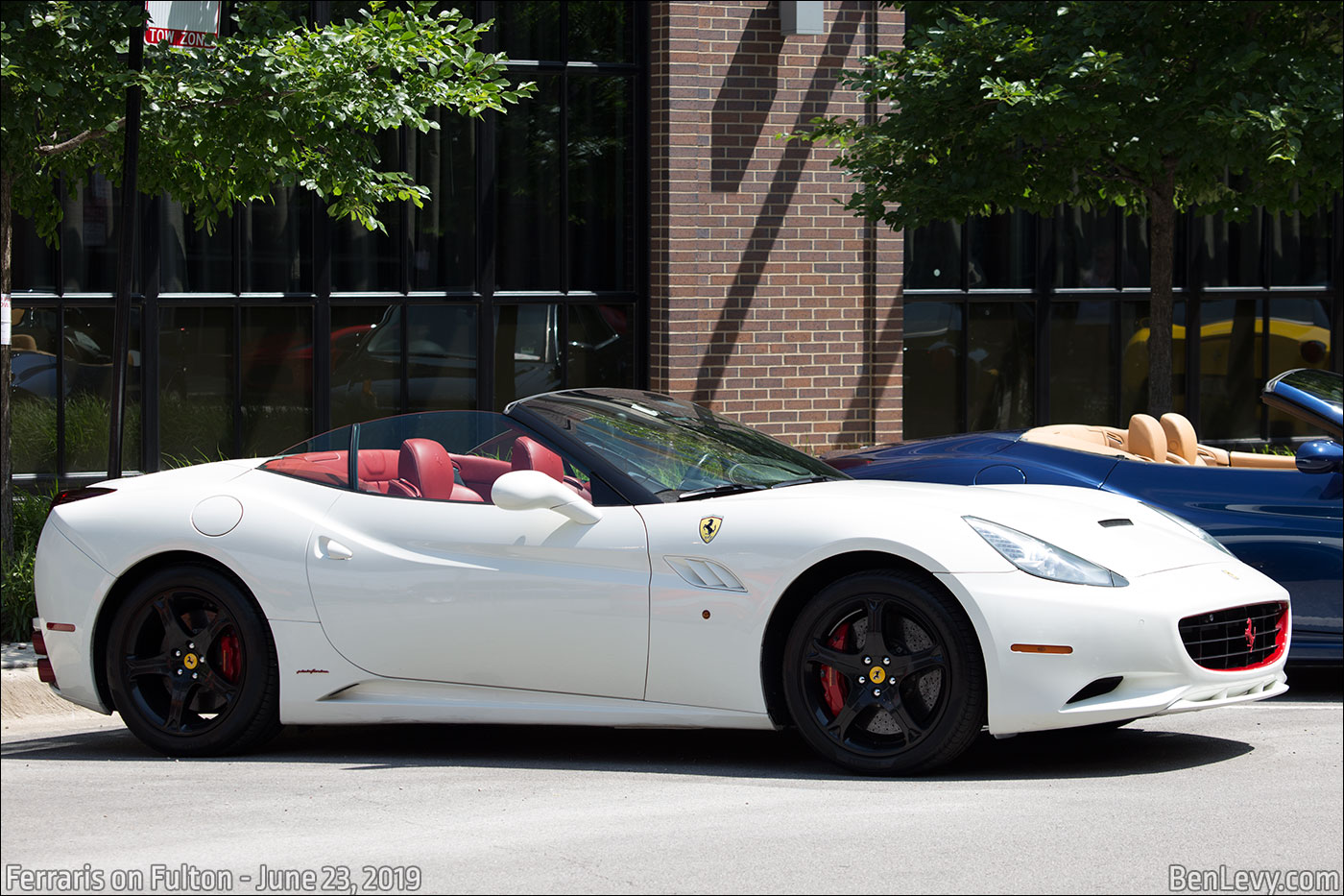 White Ferrari California