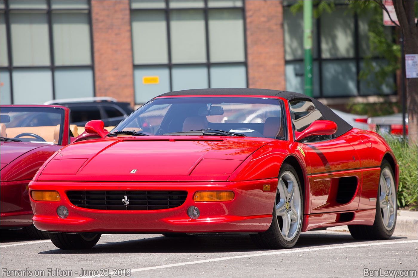 Red Ferrari F355 Spider