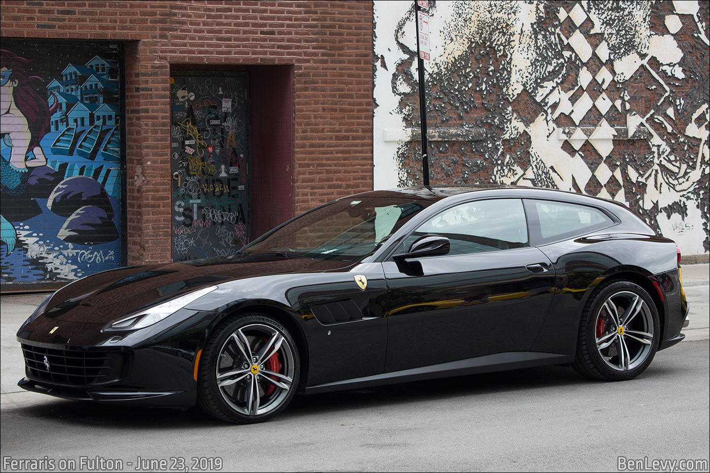 Black Ferrari GTC4Lusso - BenLevy.com