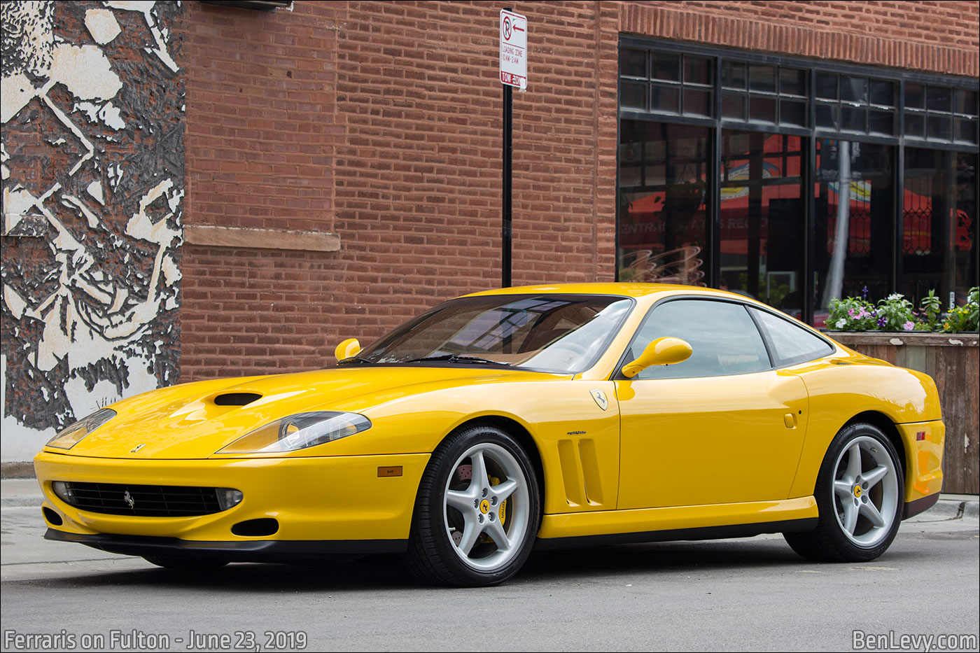 Yellow Ferrari 550 Maranello - BenLevy.com