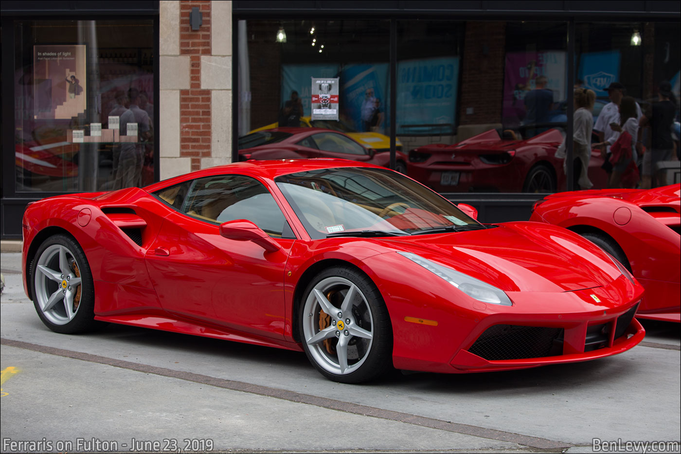 Red Ferrari 488