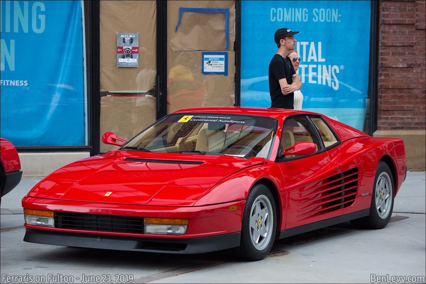 Red Ferrari Testarossa