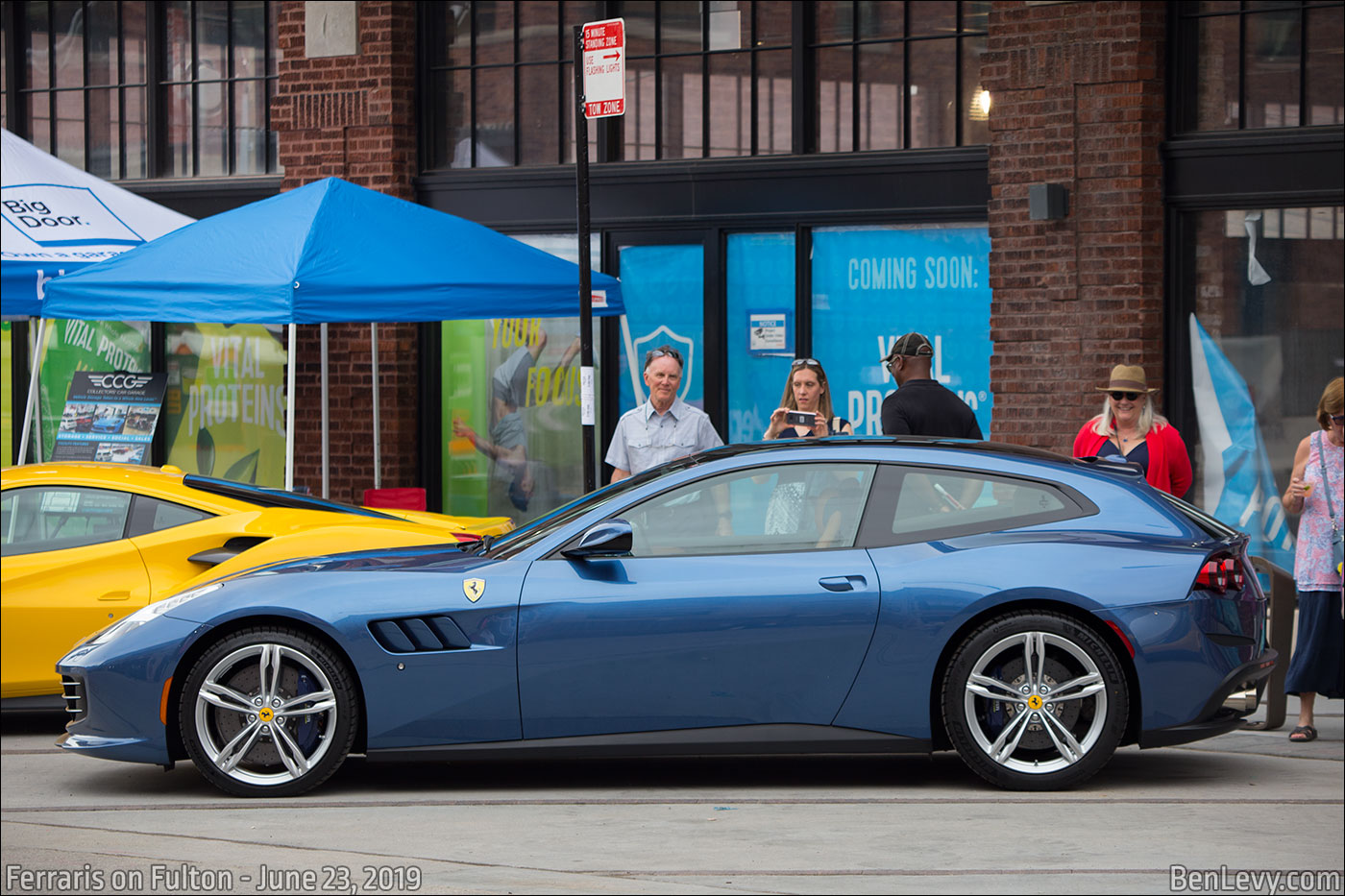 Blue Ferrari GTC4Lusso