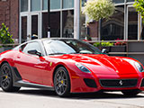 Red Ferrari 599 GTO