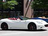 White Ferrari California