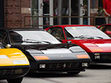 Vintage Ferraris at Ferraris on Fulton