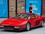 Red Ferrari Testarossa