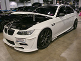 White BMW M3 Sedan