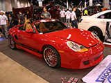 Red Porsche Boxster
