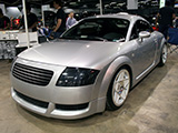 Silver Audi TT