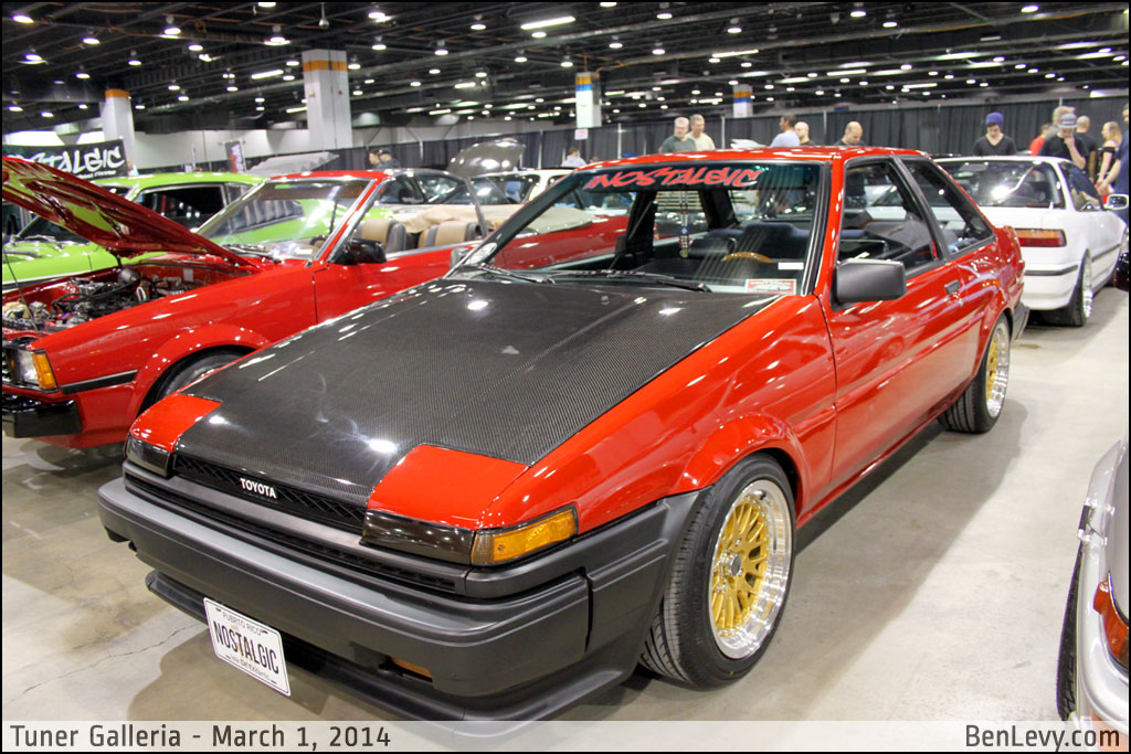 Red Toyota AE86