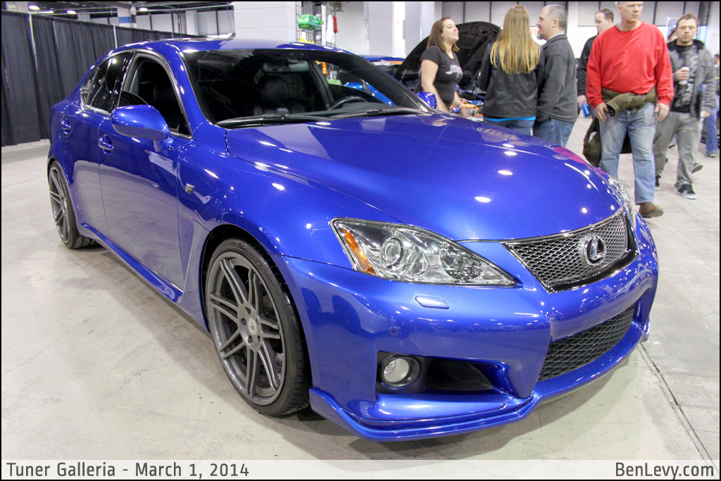 Blue Lexus IS-F