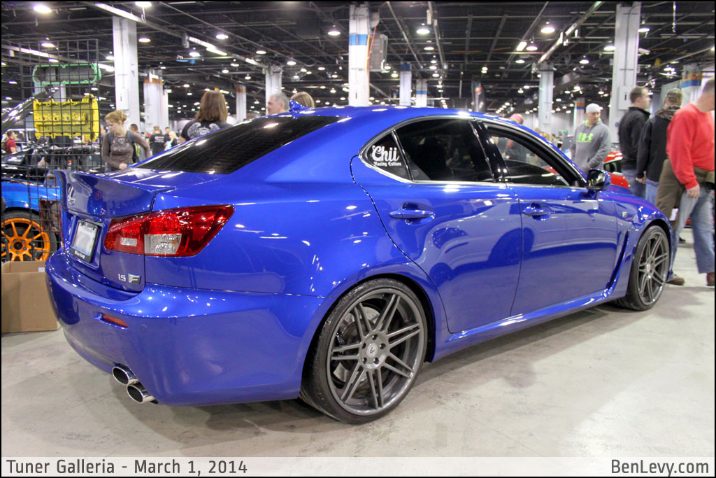 Blue Lexus IS-F