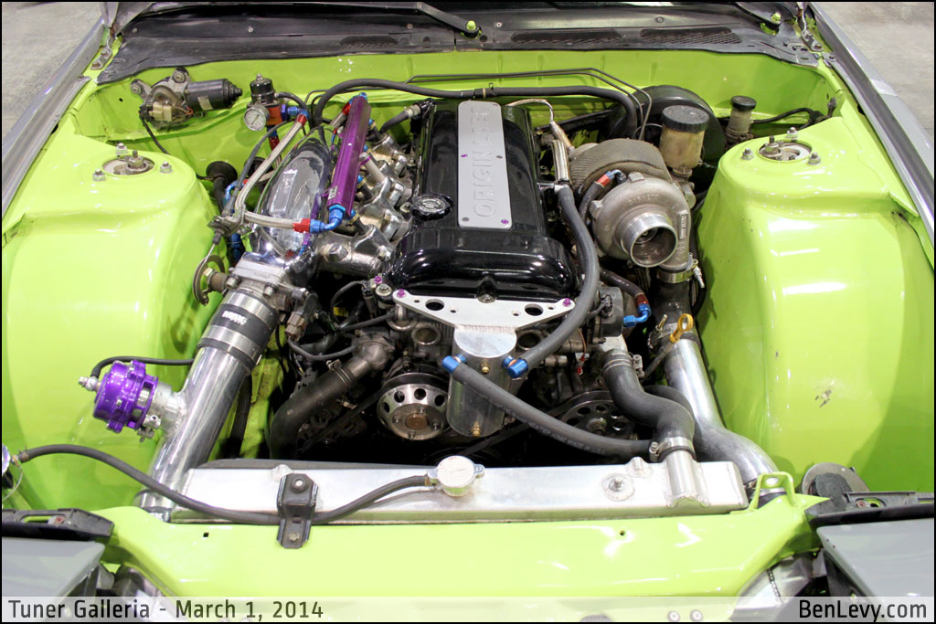 Highly modified blacktop SR20 engine