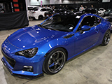 Blue Subaru BRZ