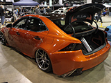 Orange Lexus IS 250 Sport