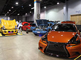 Cars at Tuner Galleria 2015