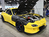 Yellow FD Mazda RX-7