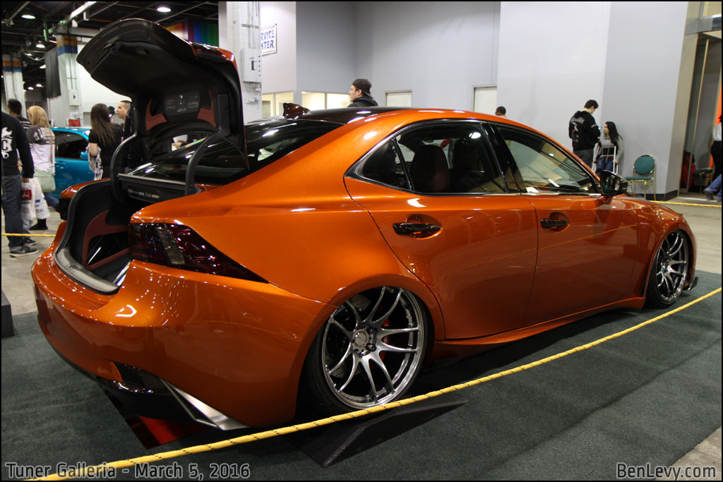 Orange Lexus IS